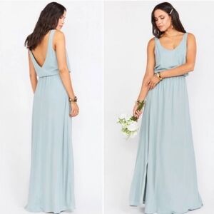 Show Me Your MuMu Chiffon Kendal Bridesmaid Maxi Dress